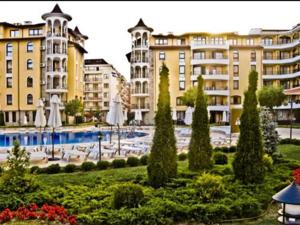 Royal Sun - Sunny Cove Apartment Sunny Beach Exterior foto
